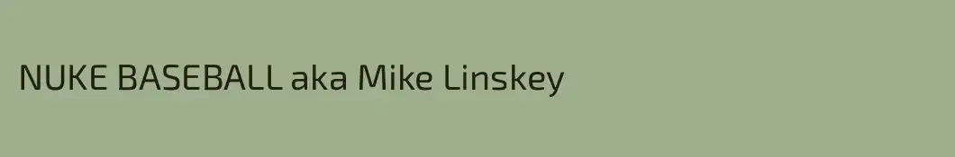 NUKE BASEBALL aka Mike Linskey